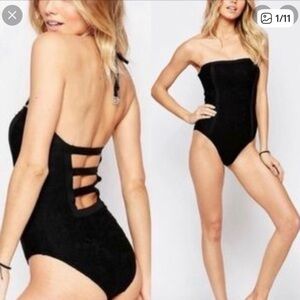 Bond-Eye Australia Bandeau Ladder Back One Piece Swimsuit